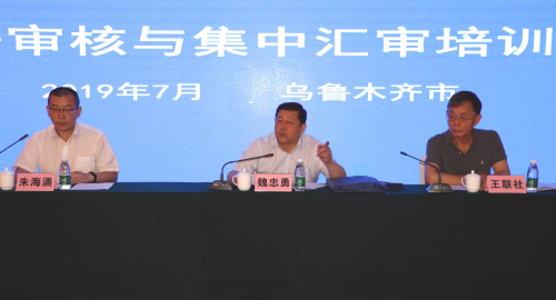 自治區生態環境廳副巡視員魏忠勇作工作動員